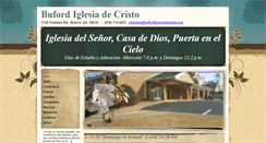 Desktop Screenshot of bufordiglesiadecristo.org